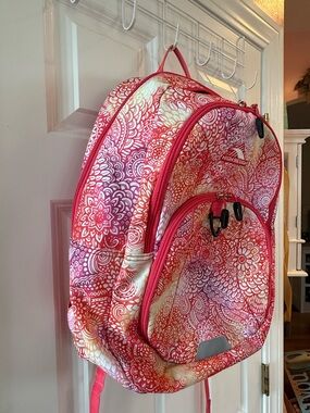 High Sierra Coral & Pink Floral-Mandala Backpack